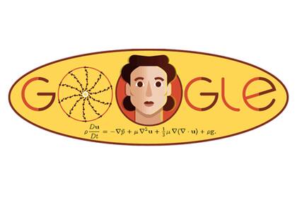 El Doodle de Google homenajea a Olga Ladyzhenskaya e incluye la ecuación Navier-Stokes, por la que es conocida.