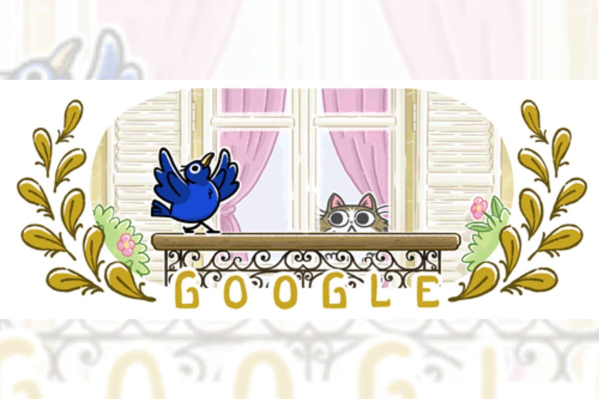 El doodle de Google por la disciplina de gimnasia artística en los Juegos Olímpicos 2024