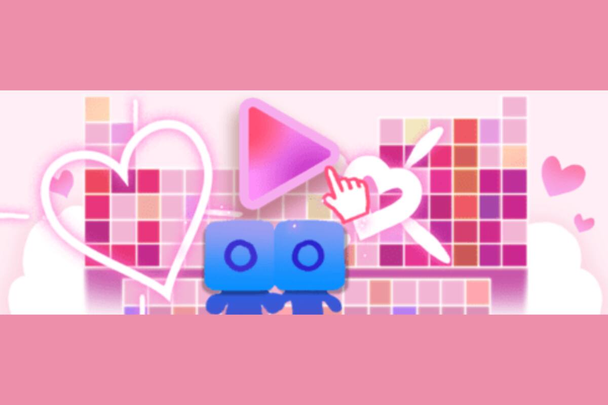 El doodle de hoy busca homenajear a a los enamorados