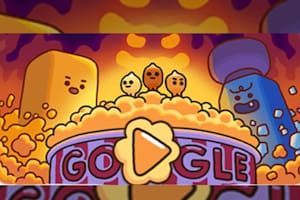 El doodle de hoy que celebra las palomitas de maíz