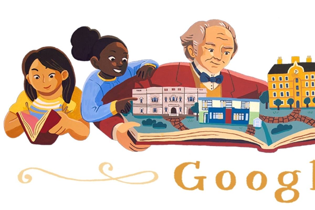 El doodle de hoy recuerda al empresario y filántropo norteamericano