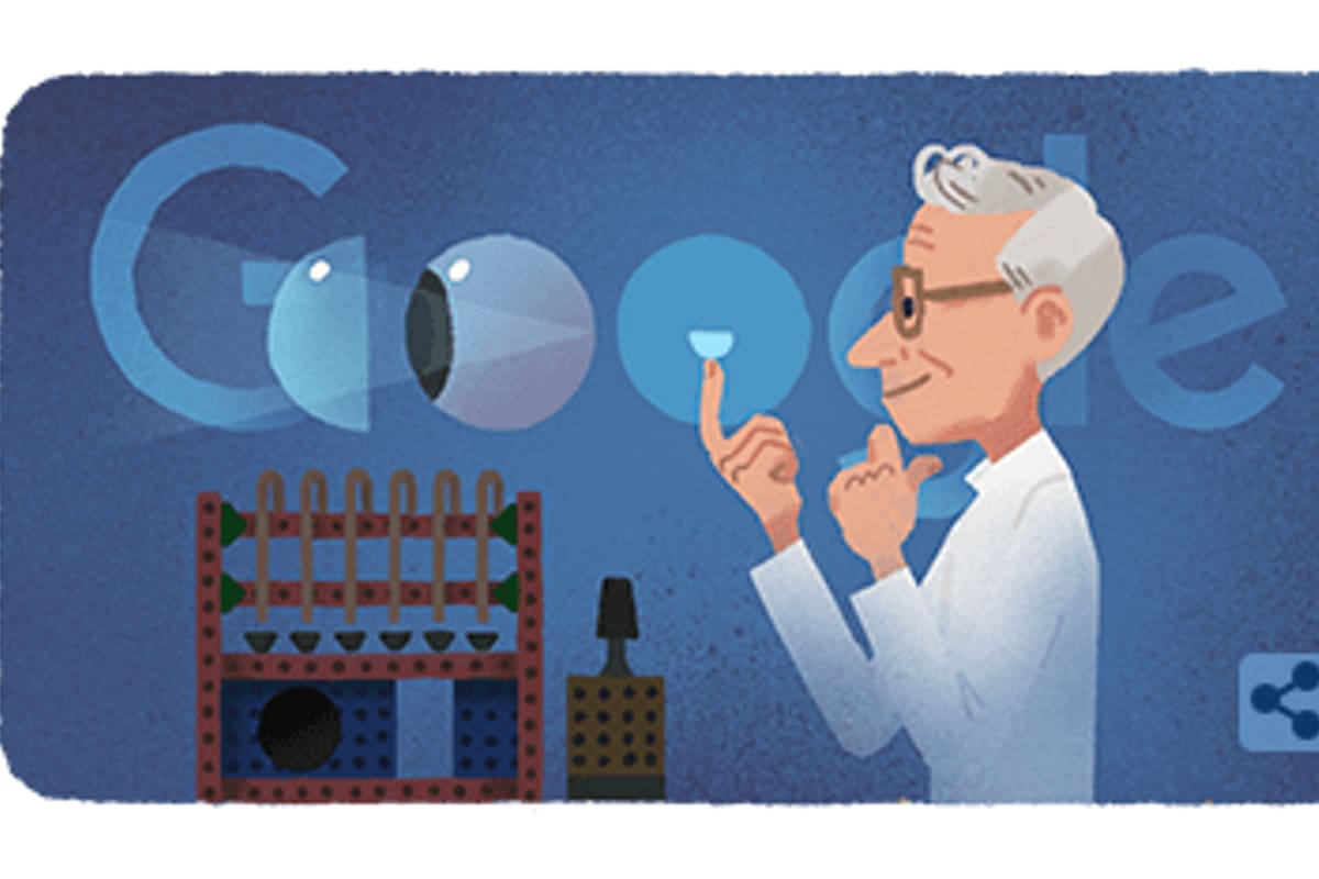 El doodle dedicado a Otto Wichterle