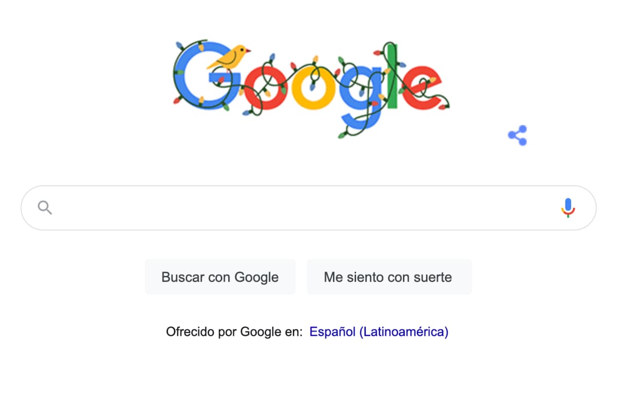 El doodle del 1 de diciembre anticipa las fiestas de fin de año
