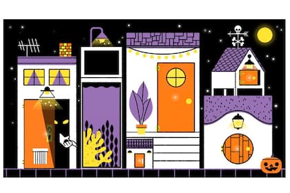 El doodle que celebra Halloween 2019