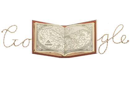 El doodle que creó Google para recordar al creador del atlas moderno, Abraham Ortelius