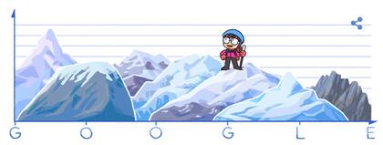 El doodle que le dedicó el gigante de Internet