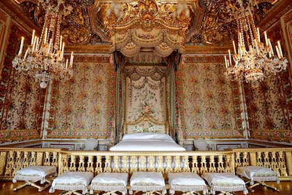 El dormitorio de María Antonieta en el Palacio de Versalles se abre al público