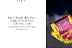 El drama de conseguir las figuritas del Mundial en la Argentina, en The New York Times