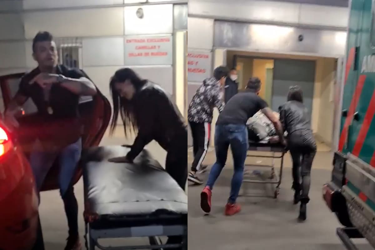 El dramático momento en que Cristian U, su hermano y la novia de su padre trasladaron a Fabio Urrizaga al hospital Argerich, donde murió este domingo