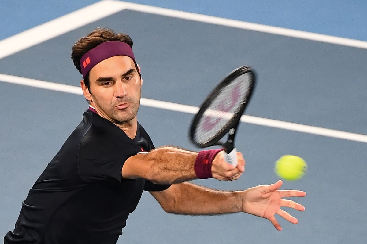 El drive de Federer ante Millman
