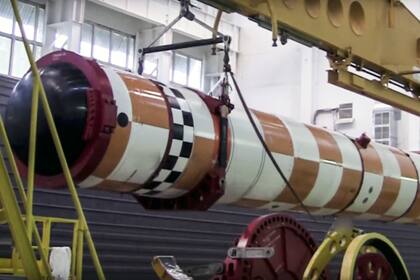 El dron militar sumergible Poseidón, de largo alcance