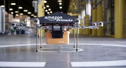 El drone de Amazon apunta al 86 por ciento de los envíos realizados por la tienda online, basado en paquetes pequeños