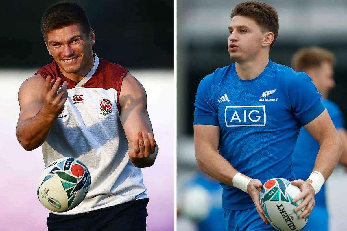 El duelo de estrellas entre el apertura Owen Farrell (Inglaterra) y el full-back Beauden Barrett (All Blacks), resume al expectativa del match de mañana