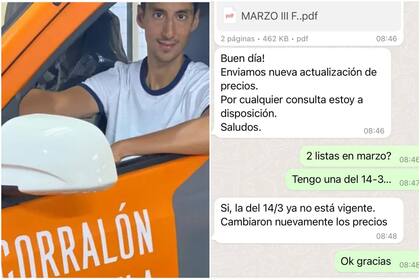 El dueño de Corralón Ciudadela manifestó su indignación por la suba de precios en las redes sociales