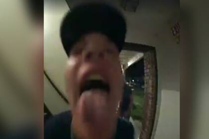 El dueño de la casa subió el video a las redes sociales