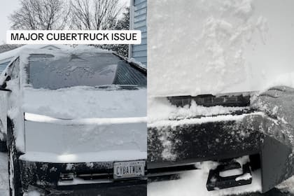 El dueño de un Cybertruck revela cómo la nieve bloquea los faros, afectando la visibilidad y el rendimiento en condiciones de nieve