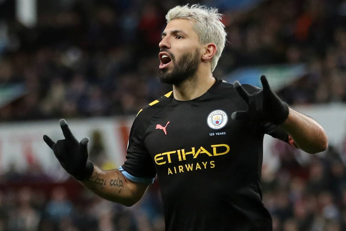 El dueño del gol: Agüero llegó a los 176 goles en la liga inglesa