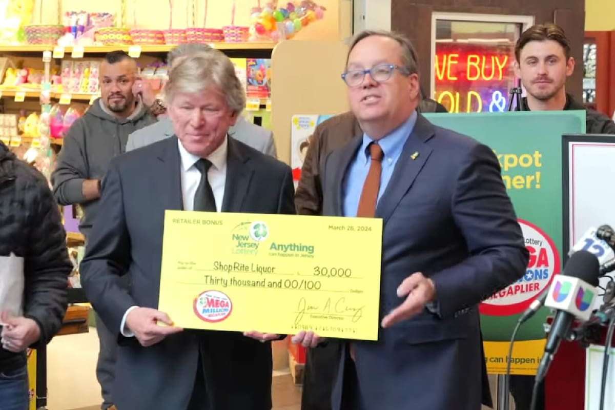 El dueño del local donde se vendió el boleto ganador de Mega Millions en Nueva Jersey decidió no quedarse con el dinero