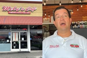 El dueño del restaurante Melly's Café, en California, recibió una propina de US$1000 que multiplicó 10 veces el valor del pedido