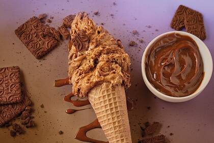 El dulce de leche es también un gusto de helado muy popular