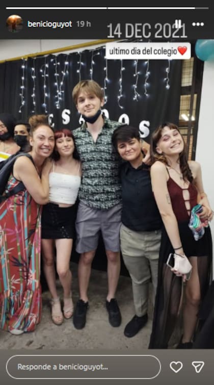 El dulce recuerdo del hijo de Ernestina Pais a una semana de la muerte de la conductora (Foto: Instagram @benicioguyot)