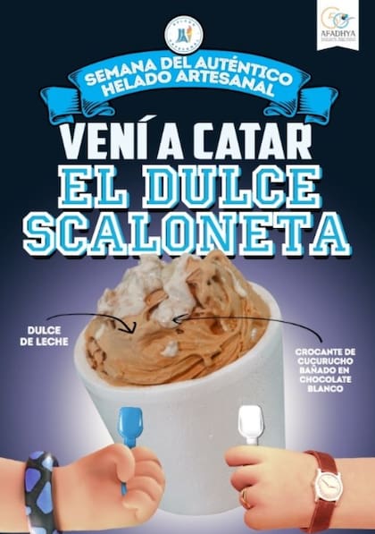 El Dulce Scaloneta será presentado en la Noche de las Heladerías