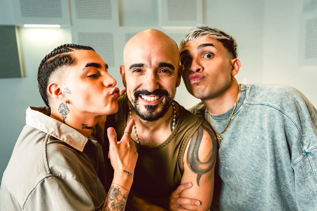 El dúo Roze con Abel Pintos
