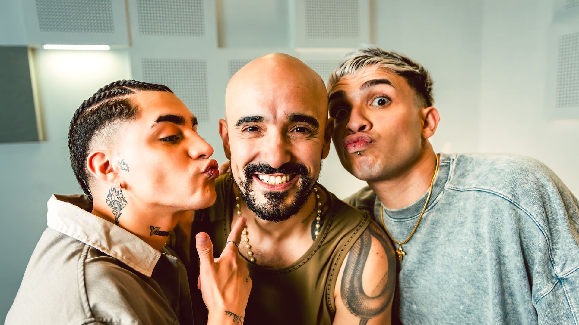 El dúo Roze con Abel Pintos