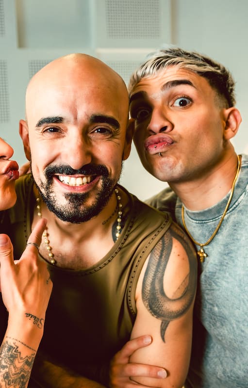 El dúo Roze con Abel Pintos