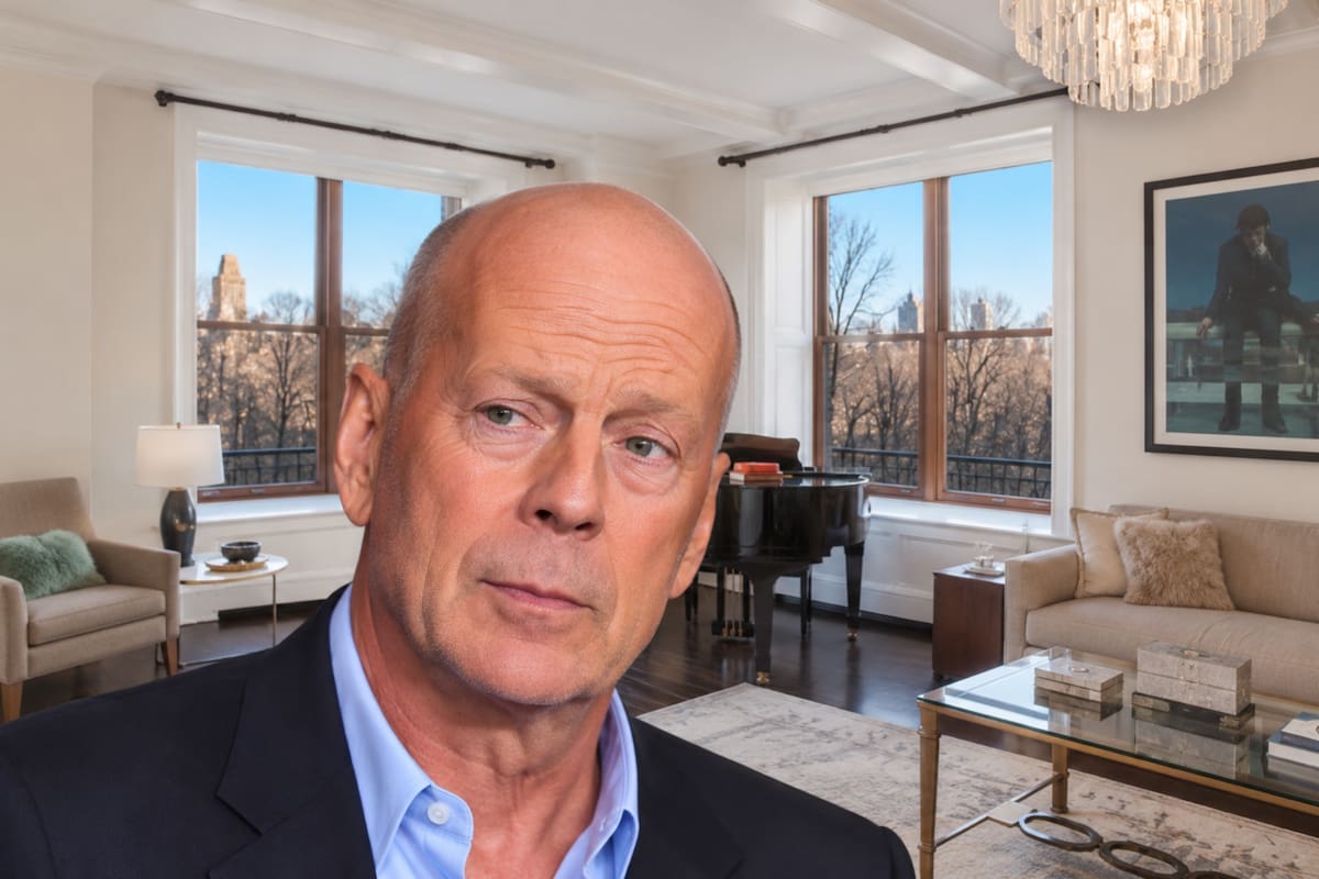 El dúplex de Bruce Willis y Emma Heming Willis, ubicado en el número 271 de Central Park West, en Manhattan, tenía seis dormitorios y vistas al parque desde casi todas sus habitaciones