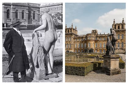 El duque y Gladys Deacon realizaron reformas en el palacio y compraron estatuas que continúan emplazadas en la actualidad