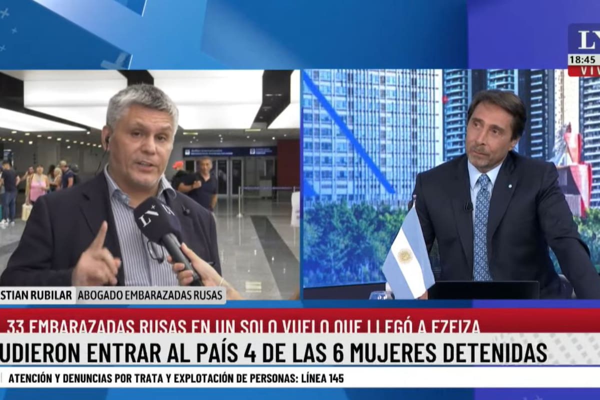 El duro cruce entre Eduardo Feinmann y el abogado de las embarazadas rusas