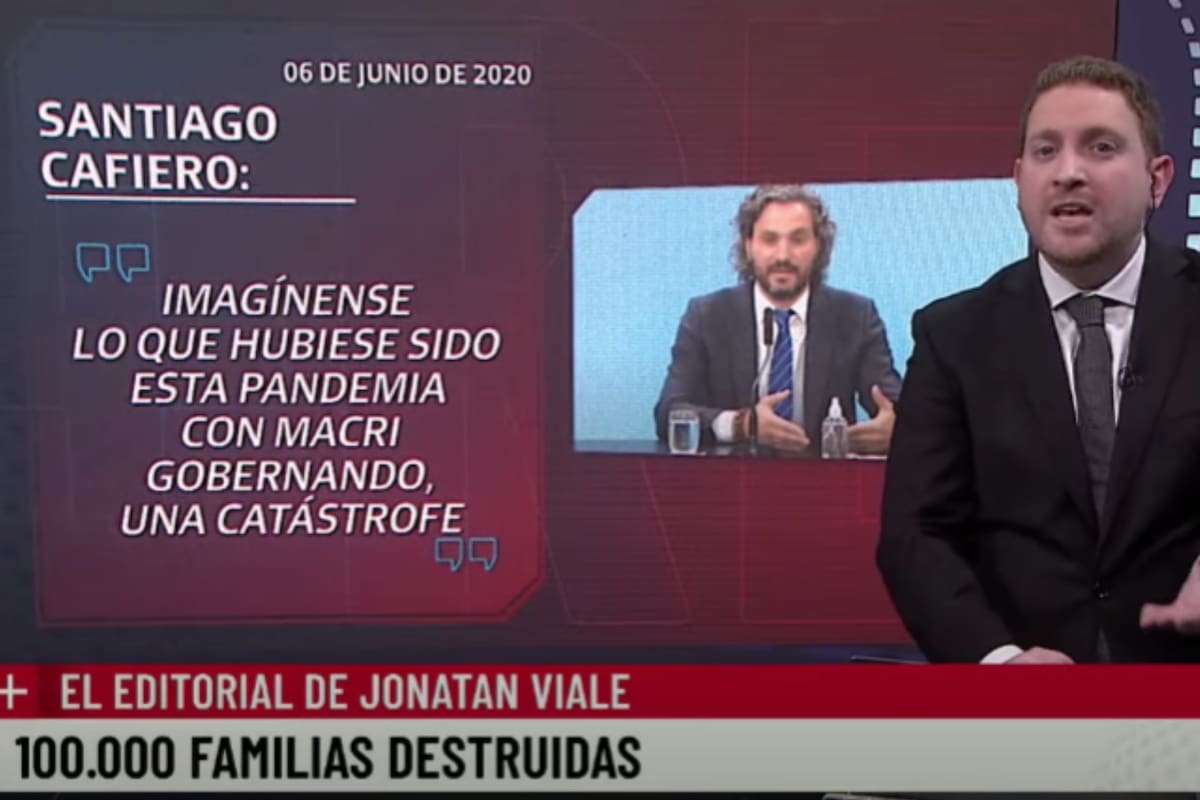 El duro editorial de Jonatan Viale por los 100 mil muertos por Covid-19