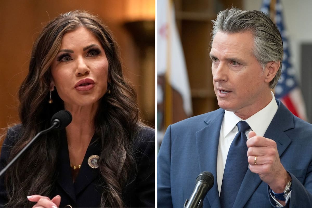 El duro mensaje de Gavin Newsom tras el anuncio de la salida de Kristi Noem del DHS