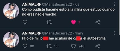 El duro mensaje de María Becerra