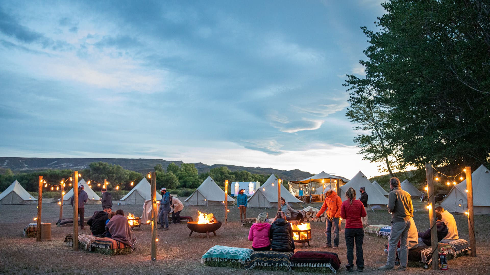 El Eclipse Camp, glamping organizado por Frasson Travel Designer en Piedra del Águila: cada detalle fue contemplado con más de un año de anticipación.