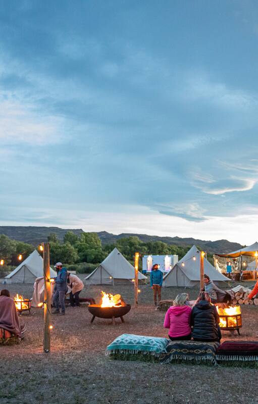 El Eclipse Camp, glamping organizado por Frasson Travel Designer en Piedra del Águila: cada detalle fue contemplado con más de un año de anticipación.
