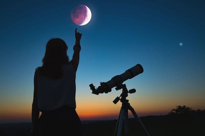 El eclipse lunar se podrá ver en la madrugada del 25 de marzo