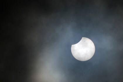 El eclipse parcial de Sol del 17 de febrero, tal como se vio desde África
