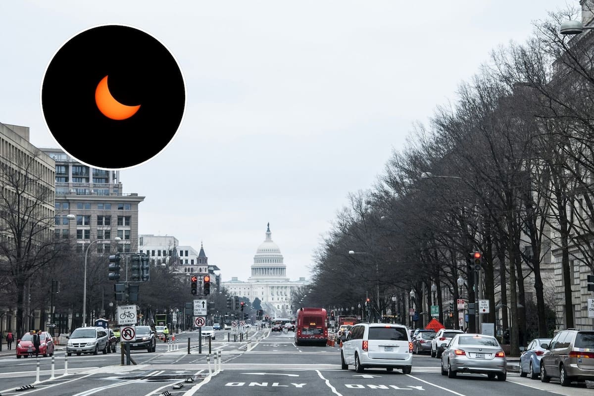El eclipse solar parcial del próximo 29 de marzo generará una ilusión óptica conocida como "doble amanecer" (Archivo/Canva)