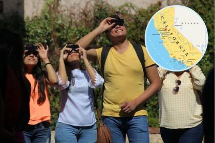 El eclipse solar se podrá ver en distintas partes de Estados Unidos, pero California es una excepción (Archivo)