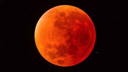 El eclipse total de la Luna teñirá al satélite natural de rojo
