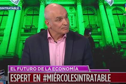 El economista afirmó que el Gobierno "hizo un desastre con el sistema de salud". Fuente: América