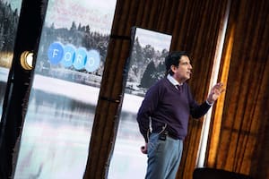 El economista Carlos Melconian dio una charla hoy en el Foro Llao Llao, que ese lleva a cabo en el icónico hotel de Bariloche