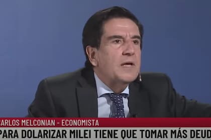 El economista Carlos Melconian, en una entrevista con Luis Novaresio en LN+