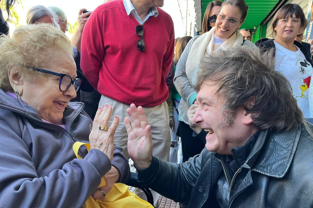 El economista de recorrida de campaña por Tigre