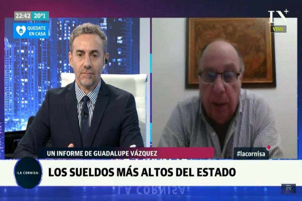 El economista Roberto Cachanosky en La Cornisa por LN+.