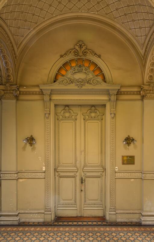El edificio Beaux Arts donde funcionó antiguamente la Biblioteca Nacional antes de mudarse a Barrio Norte.