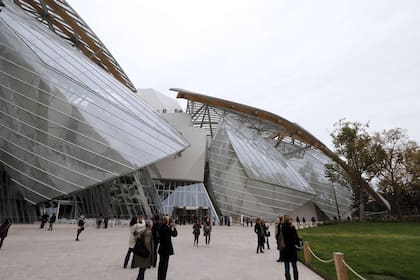 El edificio creado para la Fundación Louis Vuitton por el arquitecto Frank Ghery