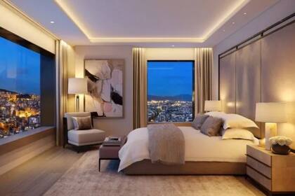 El edificio cuenta con 30 departamentos y 4 penthouses.